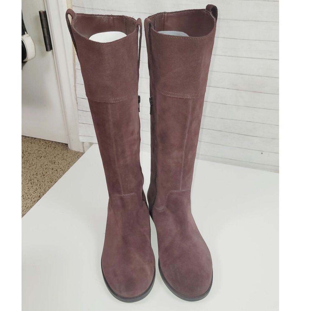 Vionic Downing Boot In Chocolate Brown Suede, Sz … - image 4